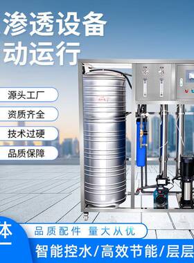 一级反渗透水处理机全自动水处理设备饮用水设备反渗透ro净水器