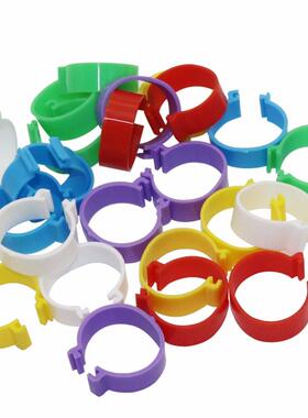 30Pcs Internal Diameter 25mm Poultry Foot Ring Buckle Type C