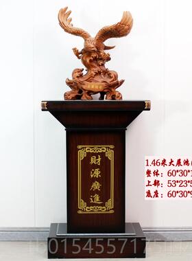 正品大展图老鹰宏摆件落地办室客厅招财工公品公艺司饭店乔迁开业