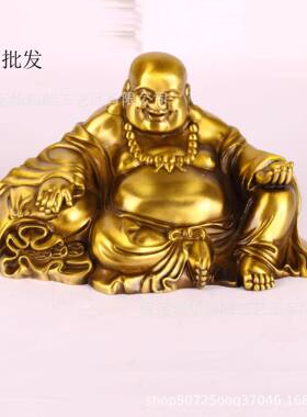 厂家黄铜制作弥勒佛量大低价家居摆件工艺品