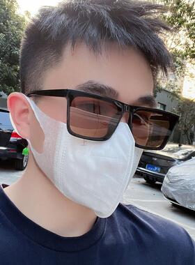 方形太阳眼镜男款高级感开车专用2025新款太阳眼镜抗UV偏光男士眼