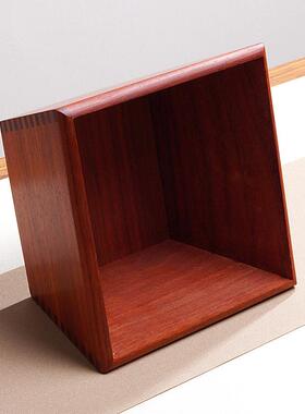 米斗老式升斗红木日进斗金拜斗实木榫卯招财家用客厅创意木质摆件