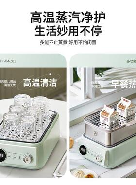 跨境110V不锈钢电蒸锅出口大容量电火锅快煮锅保温三层日美规台湾