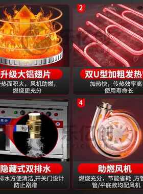 双头双桶煮面炉商用燃气电热多功能煮面桶麻辣烫冒菜节能汤面炉