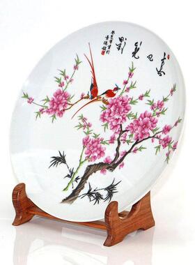 砚台木架子支架端LMB子设摆放架手机平板饼玉璧圆摆盘相框茶展示