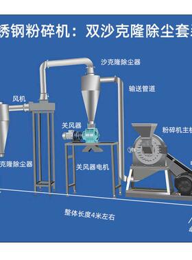 不锈钢齿爪粉碎机白糖干湿大米杂粮磨面机辣椒孜然材打粉机