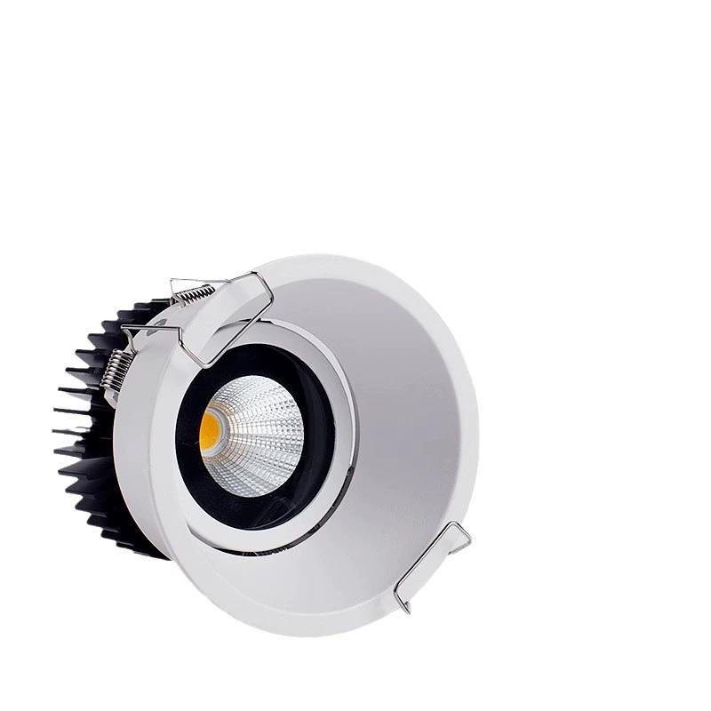 Embedded LED spotlight home living room anti-glare cob ceiling downlight 75 holes full spectrum hill wall washer
