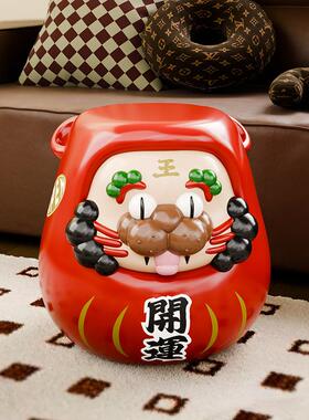 潮玩卡凳通开运老虎客厅树沙摆脂件发边几乔迁之喜搬老虎凳家礼品