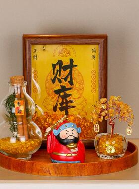 入户门财神爷装饰品装饰摆件