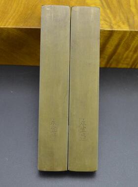 收藏铜器仿古办公用品文房四宝用具礼品实心纯铜镇尺镇纸压尺压纸