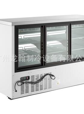 出口北美蛋糕冷藏保鲜展示柜弧形熟食西点水果饮料展柜