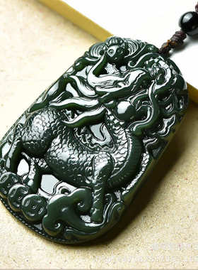 和田玉吉祥瑞兽麒麟songzi寿玉吊玉吊坠玉器工艺品