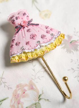 金形616色心居玫钩瑰花树脂挂钩彩绘单家装饰品