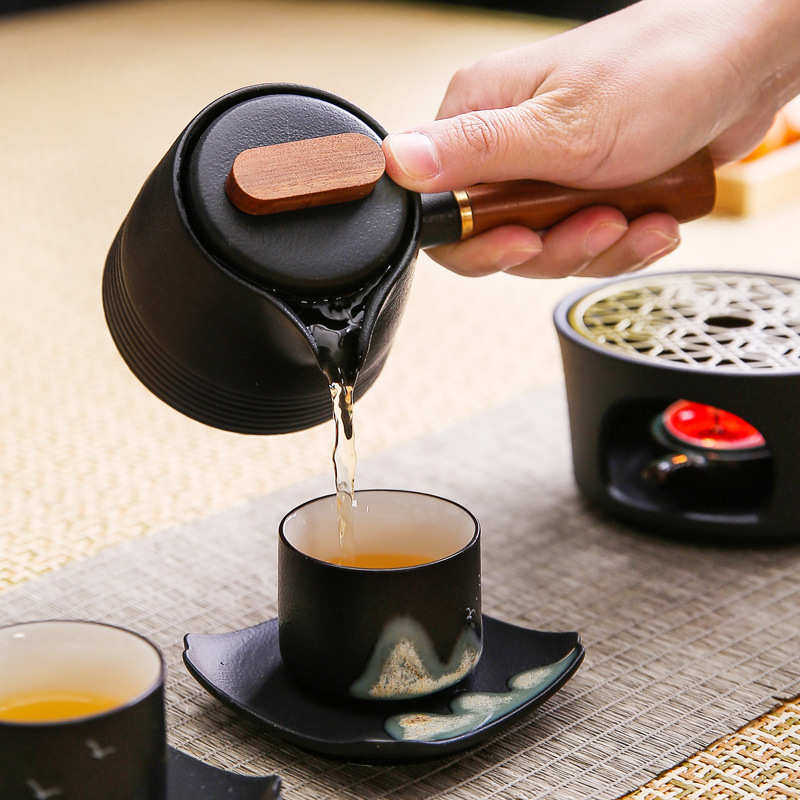 粗陶蜡烛煮茶温茶炉复古创意家用日式暖茶炉加热底座茶壶保温套装,淘宝优惠券,粉丝福利购,淘宝优惠卷