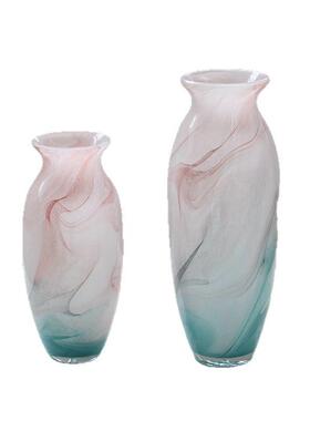现代简约水墨画手工花瓶艺术摆件玄关餐桌装饰客厅插花花器样板间