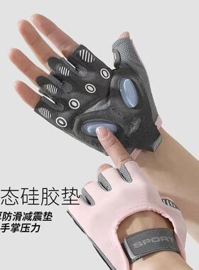 黑色男士健身防滑手套女款防起茧运动手套铁壶甩壶铃专用手套女士