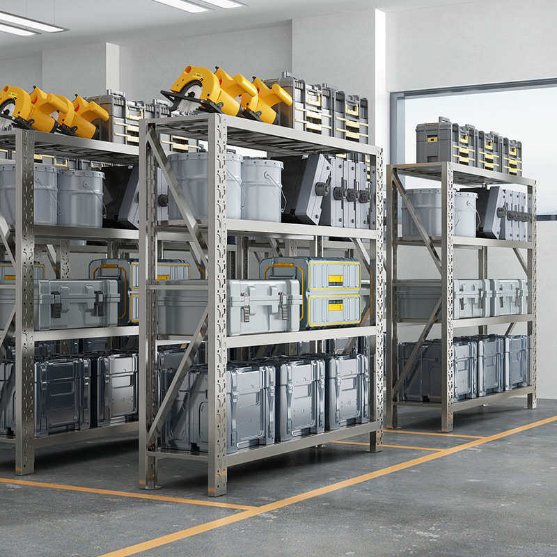 304不锈钢货架厨房冷库四层储物架车库专用重型货架仓库储多,淘宝优惠券,粉丝福利购,淘宝优惠卷