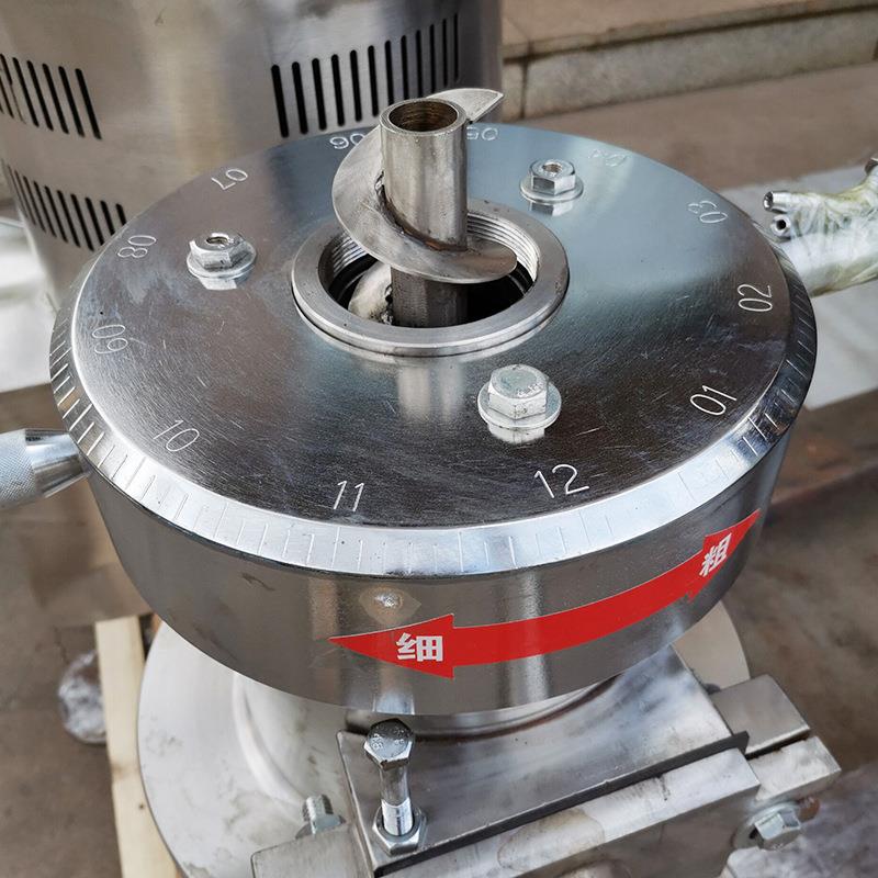 Manufacturer colloid mill small industrial supplies grinder speed electric refiner stainless steel bone mud machine colloid mill