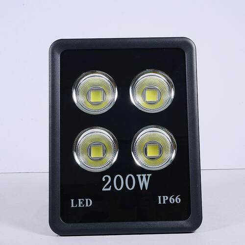 厂家黑色100W200W300W投光灯户外防水仓库亮化灯广告灯 - 图2