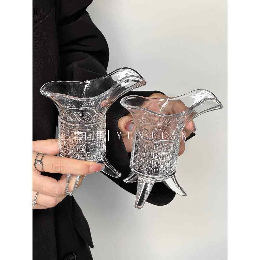 帝王杯冰美式拿铁咖啡杯Ins风创意搞怪三足爵杯玻璃杯奶茶杯酒杯,淘宝优惠券,粉丝福利购,淘宝优惠卷