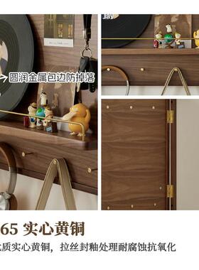 2024新款电表箱盒遮挡装饰画实木轻奢高级感网红配电闸箱挂画创意