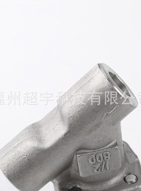 家0加工定制锻钢Y型过滤器GBY6厂1W-80L695 内螺纹及承插焊接过滤