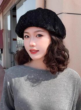 带头发的女士帽子帽子一体式假发假发帽头发一体帽子秋冬高档时尚