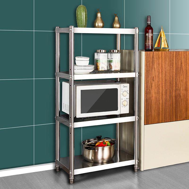 恒润不锈钢架置物架不锈钢4层烤箱架子四层不绣钢厨房5多层落地式,淘宝优惠券,粉丝福利购,淘宝优惠卷