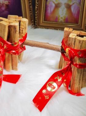 乔迁秘鲁圣木摆件镇宅搬家进宅柴火发财发“柴”摆件palosanto