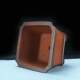 Purple sand flower pot square extra large bonsai flower pot square extra clear tree stump plum blossom pile ceramic orchid flower pot