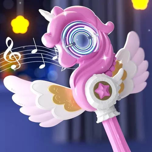 Детская волшебная палочка, мигающая игрушка для принцессы, единорог, подарок на день рождения, 56 лет