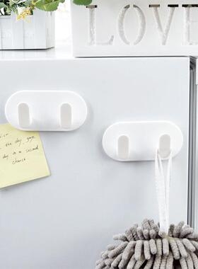 Magnetic side-mounted hanging hook rack, magnetic storage fo