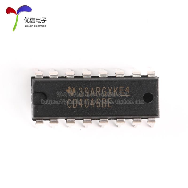 原装正品 直插 CD4046BE DIP-16 链接芯片 锁相环 - 图0