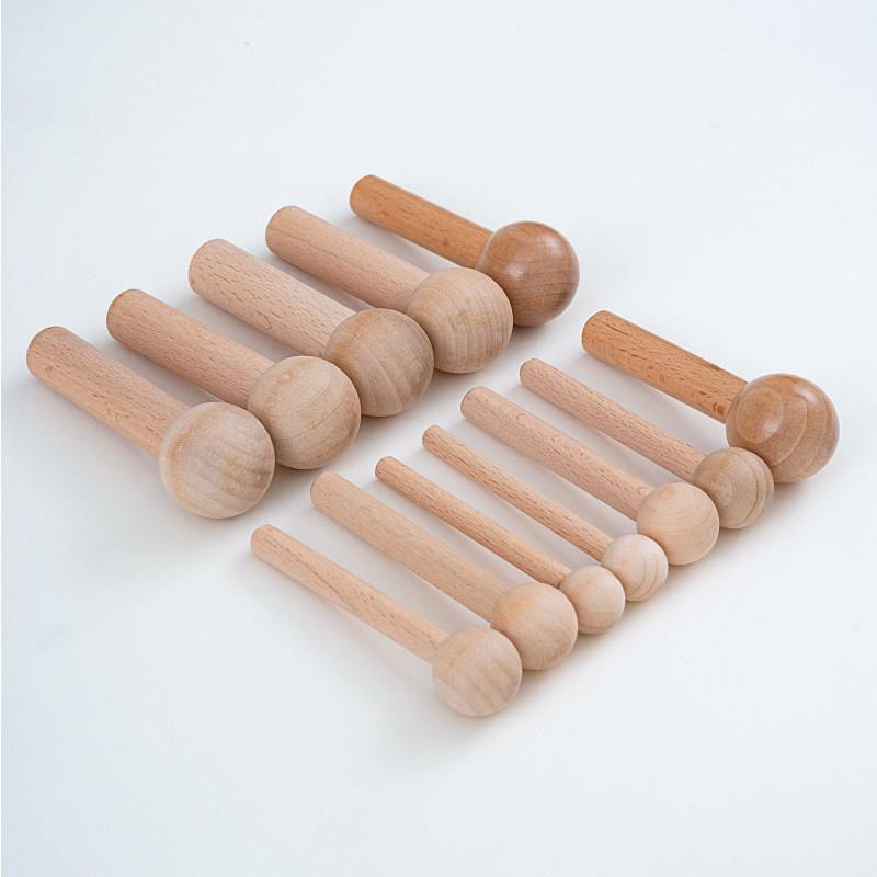 Iwood 8mm-20mm log color hole board matchsticks multi-size solid wood wooden accessories