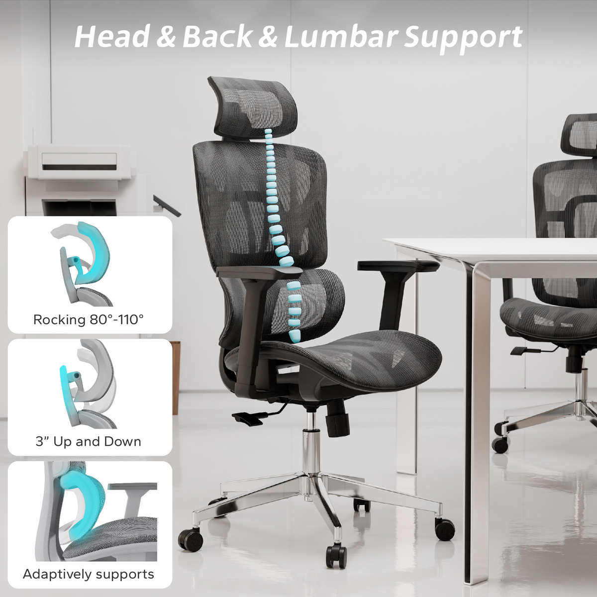 人体工学椅 护腰宿舍游戏电竞椅午休座椅 透气可移动办公椅子,淘宝优惠券,粉丝福利购,淘宝优惠卷