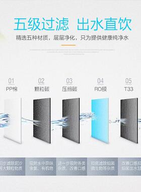 商0用箱式商务饮净务水器40G800加仑商RO反渗透净水机 酒店直纯水