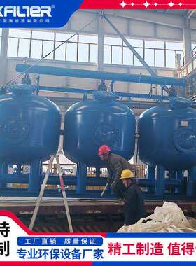 浅层砂过滤器 多元并联 碳钢不锈钢浅层介质过滤器现货