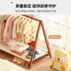 Bedroom high-end children's small clothes rack floor-standing vertical household baby storage rack simple non-solid wood small coat rack