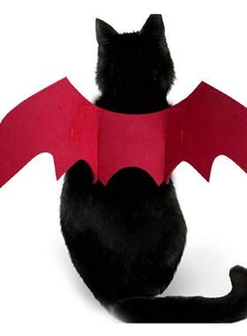 Cute Halloween Cat Costume Small Pet Cat Bat Wings Halloween