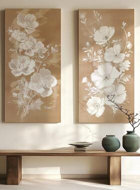 布纸有爱、花仙纸、东方美学花卉装饰画、壁龛入口挂画、客厅单品