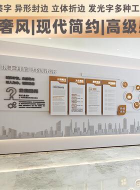 创意磁吸科技主题企业公司员工团队激励文化墙设计装饰贴挂画定制