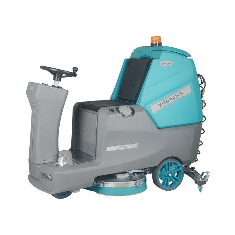 Sanbeno factory workshop property basement parking lot driving double disk electric floor washer 900 epoxy floor