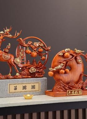 高档事事如意假山笔筒办公室老板书房桌面文具收纳摆件装饰送老师