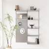 Metal perforated plate storage rack wall free combination display rack creative wall-mounted display rack wall decoration
