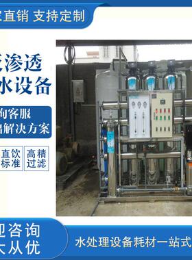 0.炉5-100吨大型工业反渗透设纯水处670膜理RO净水机去备离子锅软