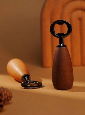 实木开瓶器起子创意摆件亚马逊爆