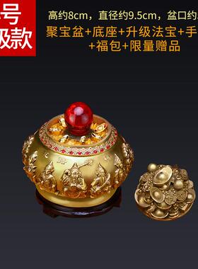 正品铜聚宝件黄铜米缸百福铜缸纯铜家摆居盆摆饰饰客厅玄关装开