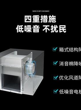 南洋有为柜式离心风机箱式厨房排烟风机空调风柜风机工业压变频