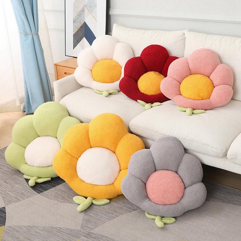 Cute flower futon thick cushion tatami lazy cushion cushion Japanese style home above ground balcony sofa bay window