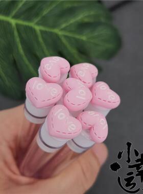 50支 胶系 管装镶钻一次性睫毛刷 美睫彩色水晶杆眉毛梳美妆工具
